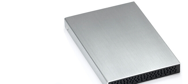 High heat dissipation aluminum material 2.5-inch USB2.0 TO SATA hdd or SSD enclosure support 2TB large capacity 480Mbps speeds